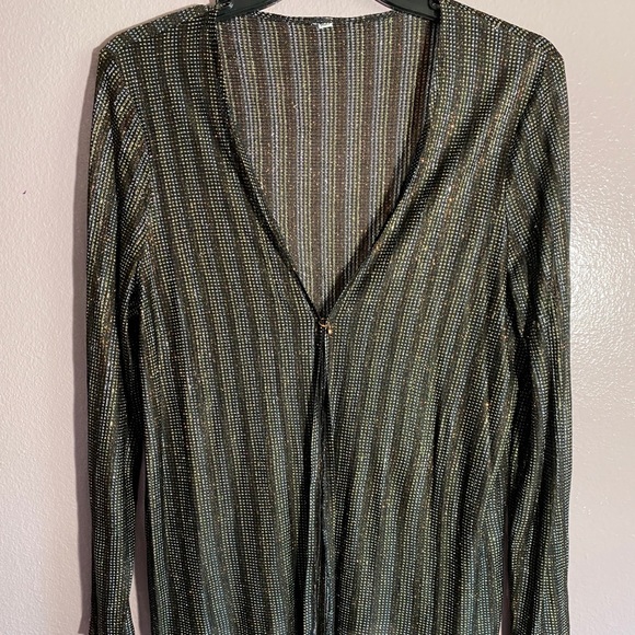 Vintage shimmer cardigan - Picture 2 of 10